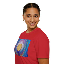 Load image into Gallery viewer, T-Shirt made from very soft materials, no side seams. Feels like bliss to wear! Many designs by Kerry Sandhu Art

