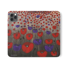 Load image into Gallery viewer, Benedictus (Poppies Only) - PHONE CASE WALLET - by Kerry Sandhu Art
