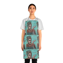 Load image into Gallery viewer, Apron - lightweight, silky finish 100% polyester, two front pockets. Many original artwork designs by Kerry Sandhu Art
