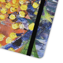 Load image into Gallery viewer, Rustic Wattle - PHONE CASE WALLET for Samsung &amp; iPhones - by Kerry Sandhu Art
