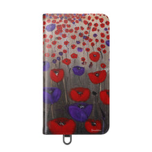 Load image into Gallery viewer, Benedictus (Poppies Only) - PHONE CASE WALLET - by Kerry Sandhu Art
