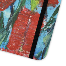 Load image into Gallery viewer, Rustic Bottle Brush - PHONE CASE WALLET - by Kerry Sandhu Art
