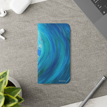 Load image into Gallery viewer, Ride the Wave - PHONE CASE WALLET - by Kerry Sandhu Art
