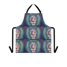 Load image into Gallery viewer, Apron - lightweight, silky finish 100% polyester, two front pockets. Many original artwork designs by Kerry Sandhu Art
