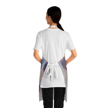 Load image into Gallery viewer, Apron - lightweight, silky finish 100% polyester, two front pockets. Many original artwork designs by Kerry Sandhu Art
