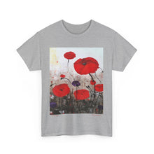 Load image into Gallery viewer, For The Fallen - Unisex HEAVY COTTON TEE - by Kerry Sandhu Art
