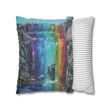 Load image into Gallery viewer, Indoor cushion covers, 100% Polyester cover, double sided print, concealed zip. Original artwork designs by Kerry Sandhu Art
