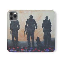 Load image into Gallery viewer, The Dust of Uruzgan (with Poppies) - PHONE CASE WALLET for Samsung &amp; iPhones - Designed from original Anzac Day artwork
