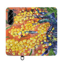 Load image into Gallery viewer, Rustic Wattle - PHONE CASE WALLET for Samsung &amp; iPhones - by Kerry Sandhu Art
