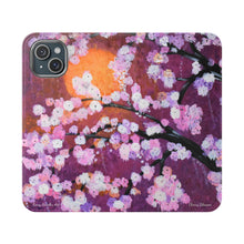 Load image into Gallery viewer, Cherry Blossom - PHONE CASE WALLET - by Kerry Sandhu Art
