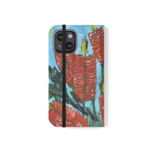 Load image into Gallery viewer, Rustic Bottle Brush - PHONE CASE WALLET - by Kerry Sandhu Art
