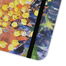 Load image into Gallery viewer, Rustic Wattle - PHONE CASE WALLET for Samsung &amp; iPhones - by Kerry Sandhu Art
