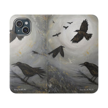 Load image into Gallery viewer, Come Join the Murder - PHONE CASE WALLET - by Kerry Sandhu Art
