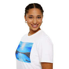 Load image into Gallery viewer, T-Shirt made from very soft materials, no side seams. Feels like bliss to wear! Many designs by Kerry Sandhu Art

