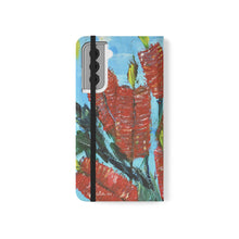 Load image into Gallery viewer, Rustic Bottle Brush - PHONE CASE WALLET - by Kerry Sandhu Art
