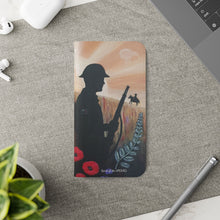 Load image into Gallery viewer, Spirit of the A N Z A Cs - PHONE CASE WALLET - by Kerry Sandhu Art
