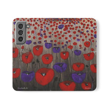 Load image into Gallery viewer, Benedictus (Poppies Only) - PHONE CASE WALLET - by Kerry Sandhu Art
