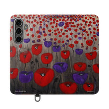 Load image into Gallery viewer, Benedictus (Poppies Only) - PHONE CASE WALLET - by Kerry Sandhu Art
