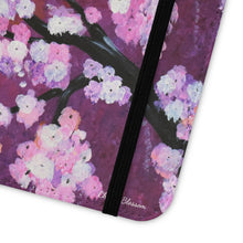 Load image into Gallery viewer, Cherry Blossom - PHONE CASE WALLET - by Kerry Sandhu Art
