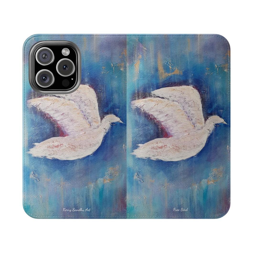 Free Bird - PHONE CASE WALLET for Samsung & iPhones - by Kerry Sandhu Art
