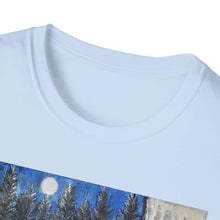 Load image into Gallery viewer, T-Shirt made from very soft materials, no side seams. Feels like bliss to wear! Many designs by Kerry Sandhu Art
