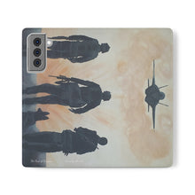 Load image into Gallery viewer, The Dust of Uruzgan (with Jet) - PHONE CASE WALLET for Samsung &amp; iPhones - Designed from original Anzac Day artwork
