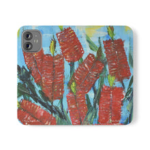Load image into Gallery viewer, Rustic Bottle Brush - PHONE CASE WALLET - by Kerry Sandhu Art

