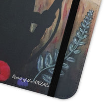 Load image into Gallery viewer, Spirit of the A N Z A Cs - PHONE CASE WALLET - by Kerry Sandhu Art
