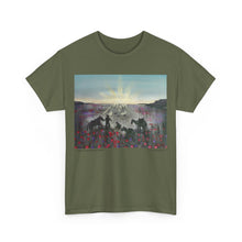 Load image into Gallery viewer, The Band Played Waltzing Matilda - Unisex HEAVY COTTON TEE - by Kerry Sandhu Art
