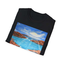 Load image into Gallery viewer, T-Shirt made from very soft materials, no side seams. Feels like bliss to wear! Many designs by Kerry Sandhu Art
