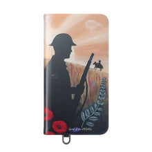 Load image into Gallery viewer, Spirit of the A N Z A Cs - PHONE CASE WALLET - by Kerry Sandhu Art

