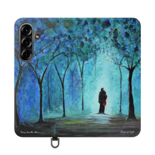 Load image into Gallery viewer, Forest of Light - PHONE CASE WALLET - by Kerry Sandhu Art
