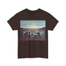 Load image into Gallery viewer, The Band Played Waltzing Matilda - Unisex HEAVY COTTON TEE - by Kerry Sandhu Art
