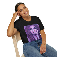 Load image into Gallery viewer, T-Shirt made from very soft materials, no side seams. Feels like bliss to wear! Many designs by Kerry Sandhu Art
