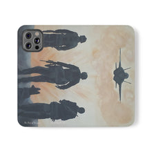 Load image into Gallery viewer, The Dust of Uruzgan (with Jet) - PHONE CASE WALLET for Samsung &amp; iPhones - Designed from original Anzac Day artwork
