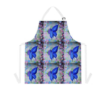 Load image into Gallery viewer, Apron - lightweight, silky finish 100% polyester, two front pockets. Many original artwork designs by Kerry Sandhu Art
