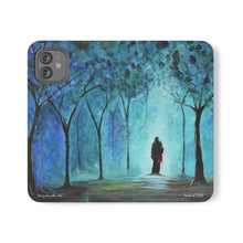 Load image into Gallery viewer, Forest of Light - PHONE CASE WALLET - by Kerry Sandhu Art
