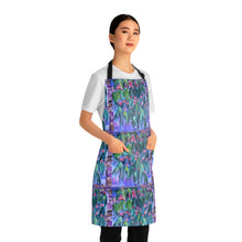 Load image into Gallery viewer, Apron - lightweight, silky finish 100% polyester, two front pockets. Many original artwork designs by Kerry Sandhu Art
