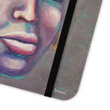 Load image into Gallery viewer, I Am Woman - PHONE CASE WALLET for Samsung &amp; iPhones- by Kerry Sandhu Art
