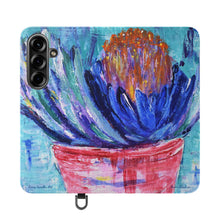 Load image into Gallery viewer, Rustic Banksia - PHONE CASE WALLET for Samsung &amp; iPhones - by Kerry Sandhu Art
