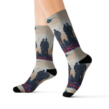 Load image into Gallery viewer, The Dust of Uruzgan - UNISEX SOCKS - Designed from Original ANZAC Day Artwork
