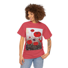 Load image into Gallery viewer, For The Fallen - Unisex HEAVY COTTON TEE - by Kerry Sandhu Art
