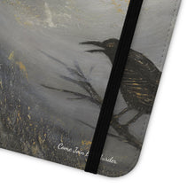 Load image into Gallery viewer, Come Join the Murder - PHONE CASE WALLET - by Kerry Sandhu Art
