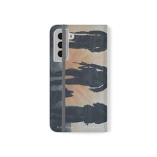 Load image into Gallery viewer, The Dust of Uruzgan (with Jet) - PHONE CASE WALLET for Samsung &amp; iPhones - Designed from original Anzac Day artwork
