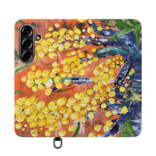 Load image into Gallery viewer, Rustic Wattle - PHONE CASE WALLET for Samsung &amp; iPhones - by Kerry Sandhu Art
