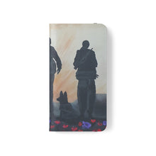 Load image into Gallery viewer, The Dust of Uruzgan (with Poppies) - PHONE CASE WALLET for Samsung &amp; iPhones - Designed from original Anzac Day artwork
