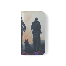 Load image into Gallery viewer, The Dust of Uruzgan (with Poppies) - PHONE CASE WALLET for Samsung &amp; iPhones - Designed from original Anzac Day artwork

