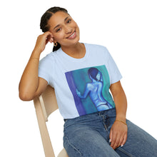 Load image into Gallery viewer, T-Shirt made from very soft materials, no side seams. Feels like bliss to wear! Many designs by Kerry Sandhu Art
