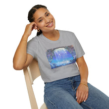 Load image into Gallery viewer, T-Shirt made from very soft materials, no side seams. Feels like bliss to wear! Many designs by Kerry Sandhu Art

