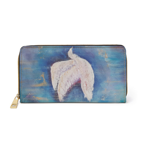 Pockets for cash, c/cards, coins, & more. Stylish faux leather, lots of original artworks by Kerry Sandhu Art to choose from